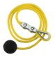 Câble de traction jaune avec boule et serre-câble duplex - 1 m