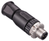 Connector 4-pole M12 x 1 straight