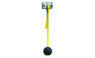Cable de tracción amarillo con bola de goma y borne atornillado - 4 m
