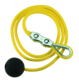 Yellow pull-wire with ball and Duplex wire clamp - 3 m